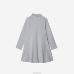 Lacoste שמלת פולו פיקה DZ4D0D3282 chine אפור cca בנות - Image 6