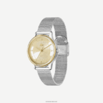 Lacoste שעון club 3 ידיים - שמפניה עם רשת נירוסטה DZ4D0D2922 כסף 000 נשים - Image 2