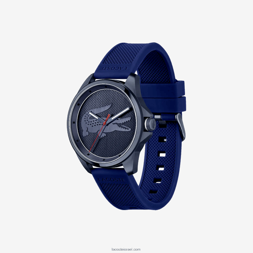 Lacoste שעון סיליקון כחול le croc 3 ידיים DZ4D0D2298 כחול 000 גברים - Image 2