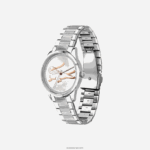 Lacoste שעון ladycroc 3 ידיים - כסף עם צמיד נירוסטה DZ4D0D2923 שחור 000 נשים - Image 2