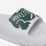 Lacoste שקופיות בהדפסה סינתטית של קרוקו 2.0 DZ4D0D2697 לבן וירוק כהה 1r5 נשים - Image 6