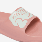 Lacoste שקופיות בהדפסה סינתטית של קרוקו 2.0 DZ4D0D2696 ורוד בהיר ולבן 208 נשים - Image 6