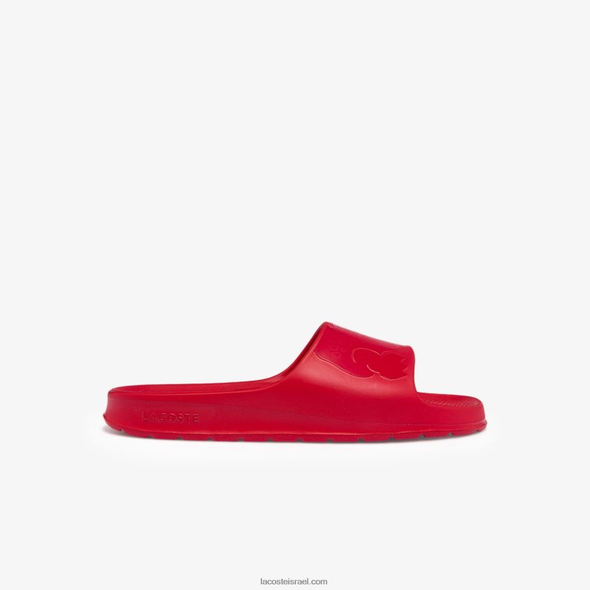 Lacoste שקופיות לוגו סינטטי croco 2.0 DZ4D0D1811 אדום rr1 גברים - Image 1