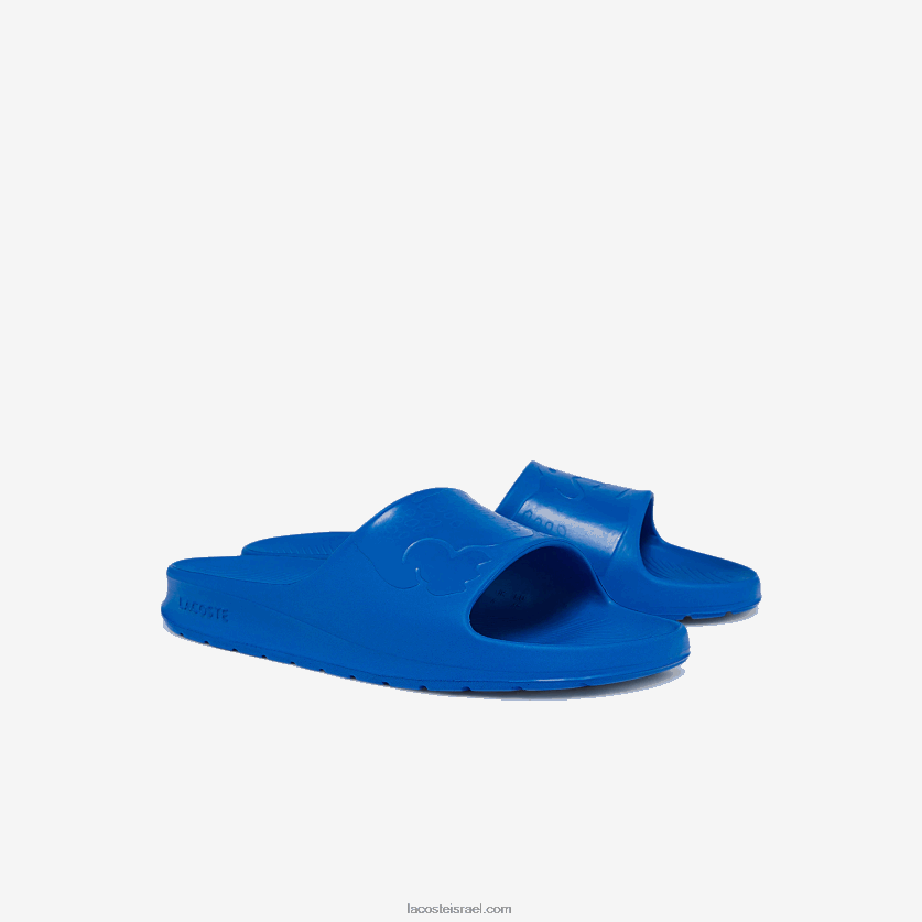 Lacoste שקופיות לוגו סינטטי croco 2.0 DZ4D0D1812 כחול 11c גברים - Image 2