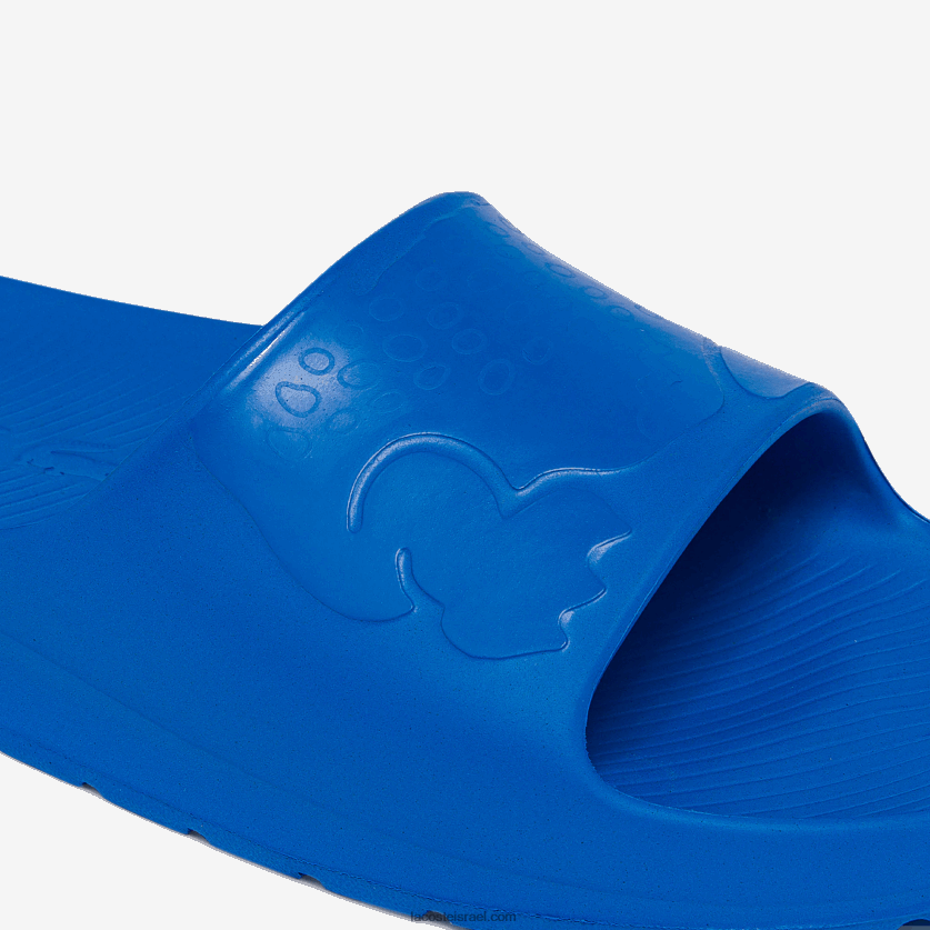 Lacoste שקופיות לוגו סינטטי croco 2.0 DZ4D0D1812 כחול 11c גברים - Image 4