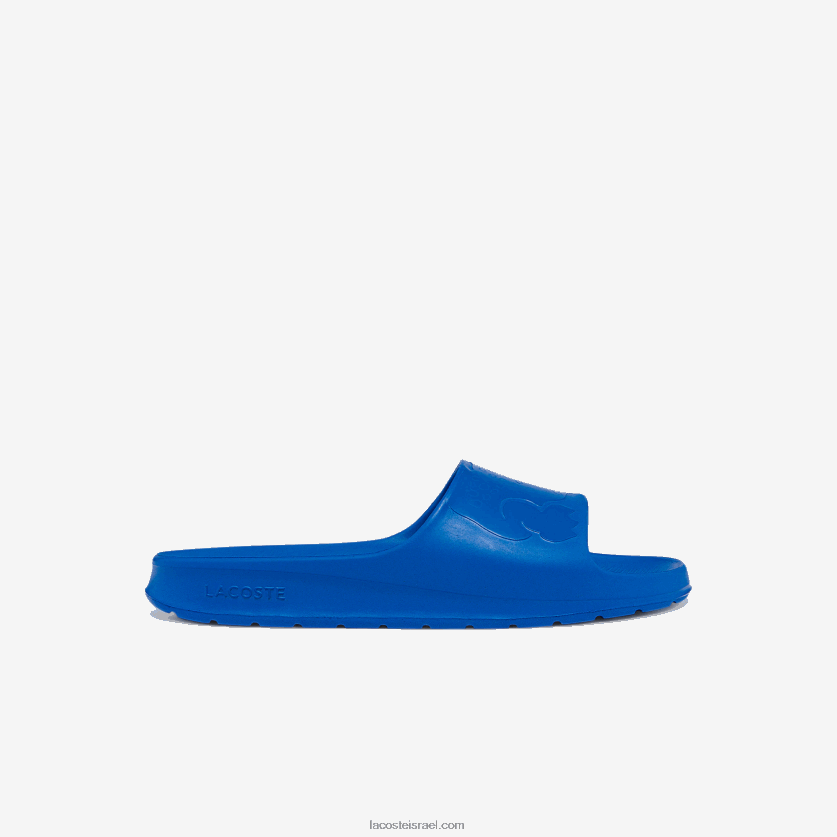 Lacoste שקופיות לוגו סינטטי croco 2.0 DZ4D0D1812 כחול 11c גברים - Image 1