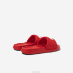 Lacoste שקופיות סינתטיות croco 1.0 DZ4D0D1729 אדום לבן 17k גברים - Image 3