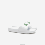 Lacoste שקופיות סינתטיות croco 1.0 DZ4D0D2685 לבן/ירוק 082 נשים - Image 2