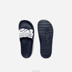 Lacoste שקופיות סינתטיות של קרוקו 2.0 DZ4D0D1755 נייבי ולבן 092 גברים - Image 4