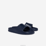 Lacoste שקופיות רצועת לוגו סינטטי קרוקו 2.0 DZ4D0D1832 חיל הים 95k גברים - Image 2