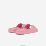 Lacoste שקופיות רצועת לוגו סינטטי קרוקו 2.0 DZ4D0D2733 ורוד 13c נשים - Image 2