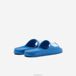 Lacoste שקופיות רצועת לוגו סינטטי קרוקו 2.0 DZ4D0D1897 תכלת לבן 2k7 גברים - Image 3