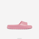 Lacoste שקופיות רצועת לוגו סינטטי קרוקו 2.0 DZ4D0D2733 ורוד 13c נשים