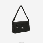 Lacoste שקית סיבים ממוחזרים עם רוכסן DZ4D0D1968 noir patch l51 נשים - Image 3