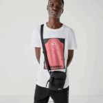 Lacoste שקית קנבס שטוחה קטנה מצופה lcst DZ4D0D2018 שחור 000 גברים - Image 2