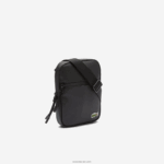 Lacoste שקית קנבס שטוחה קטנה מצופה lcst DZ4D0D2018 שחור 000 גברים - Image 4