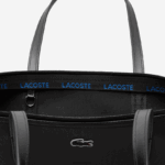 Lacoste שקית קניות עם פסים בלוק צבעוני בניגוד DZ4D0D2890 נואר מרינה בלאן K35 נשים - Image 5
