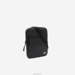 Lacoste שקית קרוסאובר petit pique עם רוכסן בינוני DZ4D0D2013 שחור 000 גברים - Image 5