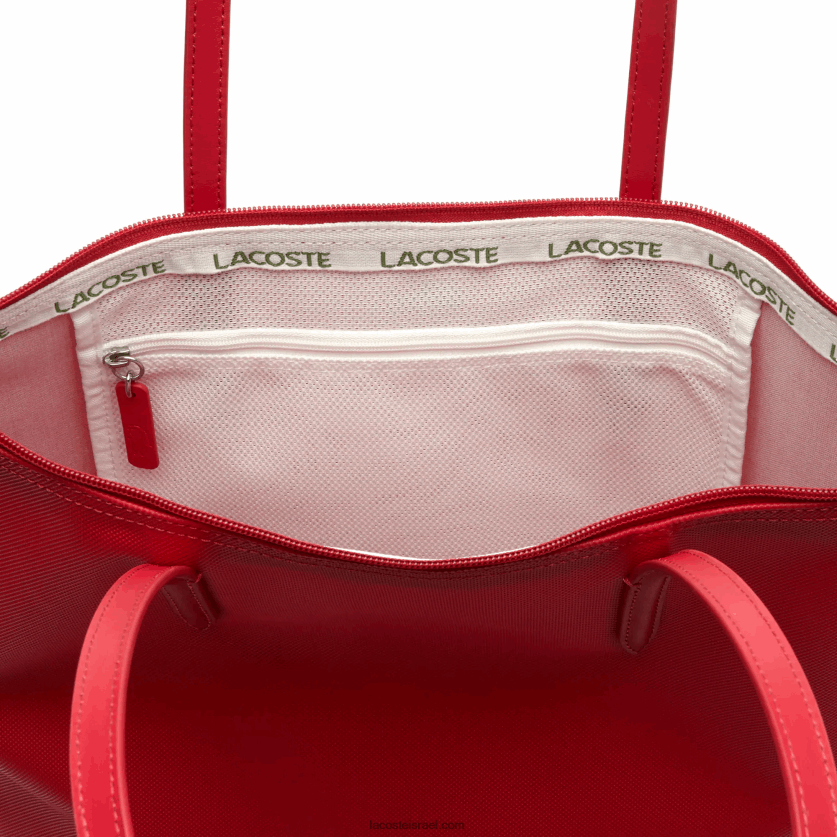 Lacoste שקית רוכסן אנכית קונספט l.12.12 DZ4D0D2836 ורוד וירטואלי 185 נשים - Image 4