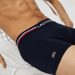 Lacoste תא מטען איקוני בשלושה גוונים בחבילת מותן DZ4D0D1347 כחול כהה אפור סיני אדום w34 גברים - Image 8