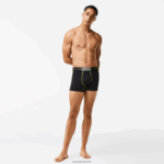 Lacoste תא מטען ג'רסי ללא תפרים DZ4D0D1492 שחור צהוב 9y2 גברים