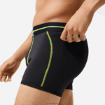 Lacoste תא מטען ג'רסי ללא תפרים DZ4D0D1492 שחור צהוב 9y2 גברים - Image 4