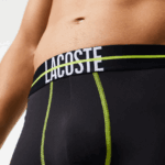 Lacoste תא מטען ג'רסי ללא תפרים DZ4D0D1492 שחור צהוב 9y2 גברים - Image 7