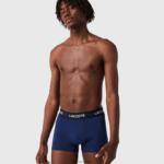 Lacoste תא מטען מיקרופייבר 3 חבילות DZ4D0D1463 ווק כחול כהה גברים