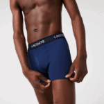 Lacoste תא מטען מיקרופייבר 3 חבילות DZ4D0D1463 ווק כחול כהה גברים - Image 7