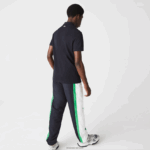 Lacoste תג כותנה פיקה פולו בכושר רגיל DZ4D0D912 כחול כהה hde גברים - Image 3