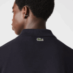 Lacoste תג כותנה פיקה פולו בכושר רגיל DZ4D0D912 כחול כהה hde גברים - Image 5