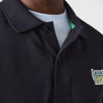 Lacoste תג כותנה פיקה פולו בכושר רגיל DZ4D0D912 כחול כהה hde גברים - Image 6