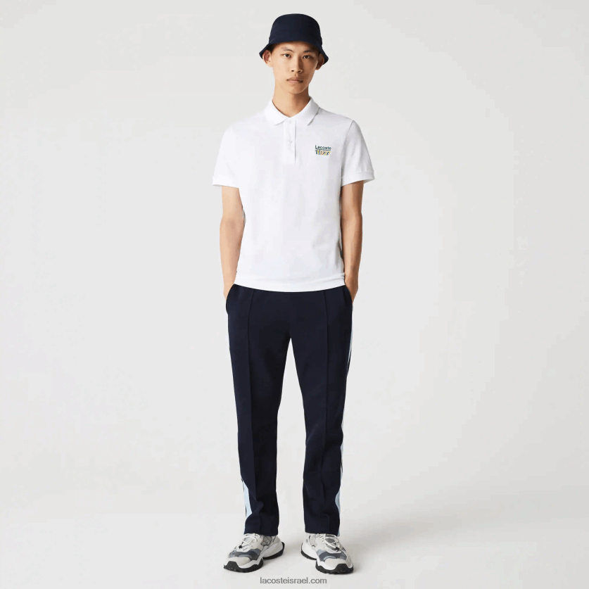 lacoste_d7aad792_d79bd795d7aad7a0d794_d7a4d799d7a7d794_d7a4d795d79cd795_d791d79bd795d7a9d7a8_d7a8d792d799d79c_dz4d0d913_d79cd791.png Lacoste תג כותנה פיקה פולו בכושר רגיל DZ4D0D913 לבן 001 גברים - Image 1