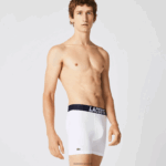 Lacoste תחתון בוקסר בהדפס ימי 3 חבילה DZ4D0D1524 סיני אפור כחול כהה לבן 5kc גברים - Image 6