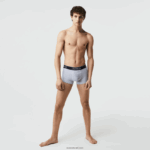 Lacoste תחתון בוקסר נינוח 3 חבילה DZ4D0D1371 כחול אפור chine f7k גברים - Image 3