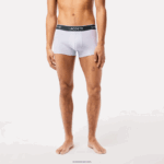 Lacoste תחתון בוקסר נינוח 3 חבילה DZ4D0D482 סגול כחול כהה אפור chine ggj גברים - Image 2