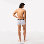 Lacoste תחתון בוקסר נינוח 3 חבילה DZ4D0D482 סגול כחול כהה אפור chine ggj גברים - Image 3