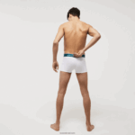 Lacoste תחתון בוקסר נינוח 3 חבילה DZ4D0D483 לבן 001 גברים - Image 3