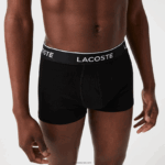 Lacoste תחתון בוקסר נינוח 3 חבילה DZ4D0D484 שחור 031 גברים - Image 4