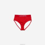 Lacoste תחתון ביקיני מודפס DZ4D0D2662 אדום כחול pwy נשים - Image 5