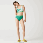 Lacoste תחתון ביקיני מודפס DZ4D0D2663 ירוק כחול qag נשים
