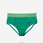 Lacoste תחתון ביקיני מודפס DZ4D0D2663 ירוק כחול qag נשים - Image 4