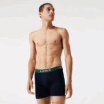 Lacoste תחתון כותנה ארוך במארז 3 DZ4D0D1416 ירוק אדום נייבי כחול hy0 גברים - Image 2