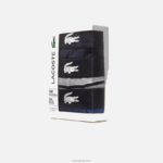 Lacoste תחתון כותנה מותן מותן תנין ארוך חבילה DZ4D0D1369 לבן אפור סיני כחול כהה שחור גברים - Image 6