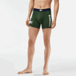 Lacoste תחתון כותנה מותן מותן תנין ארוך חבילה DZ4D0D1368 ירוק נייבי כחול לבן p52 גברים - Image 6