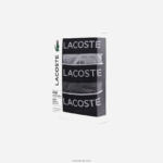 Lacoste תחתון כותנה ממותג מותן ארוך מתיחה תחתון 3 חבילה DZ4D0D1429 שחור אפור chine vdp גברים - Image 6