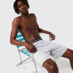 Lacoste תחתוני בוקסר ארוכים עם פסים DZ4D0D1375 chine אפור cca גברים - Image 2