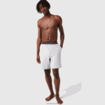 Lacoste תחתוני בוקסר ארוכים עם פסים DZ4D0D1375 chine אפור cca גברים