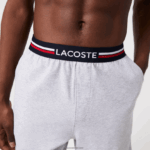 Lacoste תחתוני בוקסר ארוכים עם פסים DZ4D0D1375 chine אפור cca גברים - Image 4