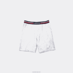 Lacoste תחתוני בוקסר ארוכים עם פסים DZ4D0D1375 chine אפור cca גברים - Image 5